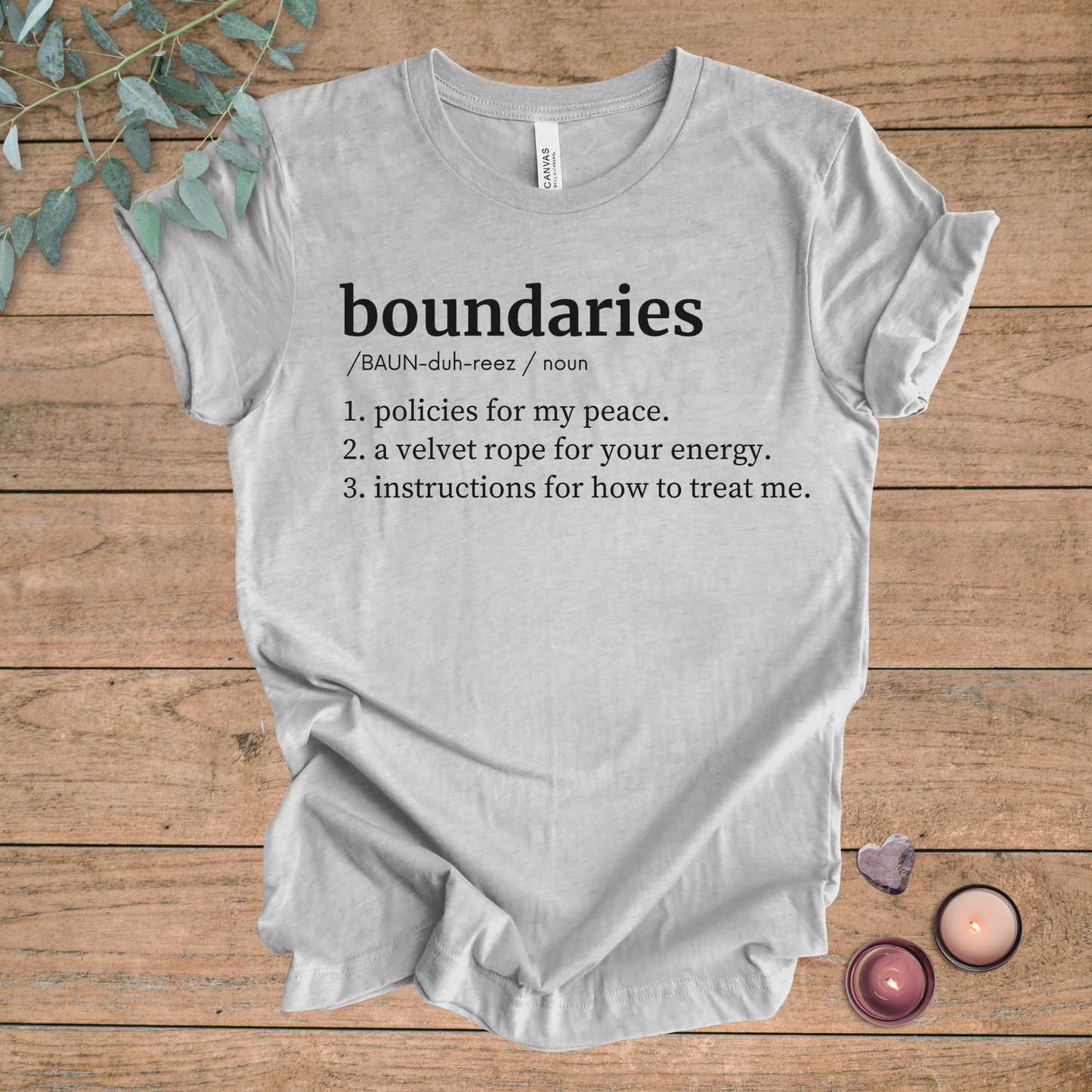 Boundaries Definition | Funny Sarcastic Unisex Tee