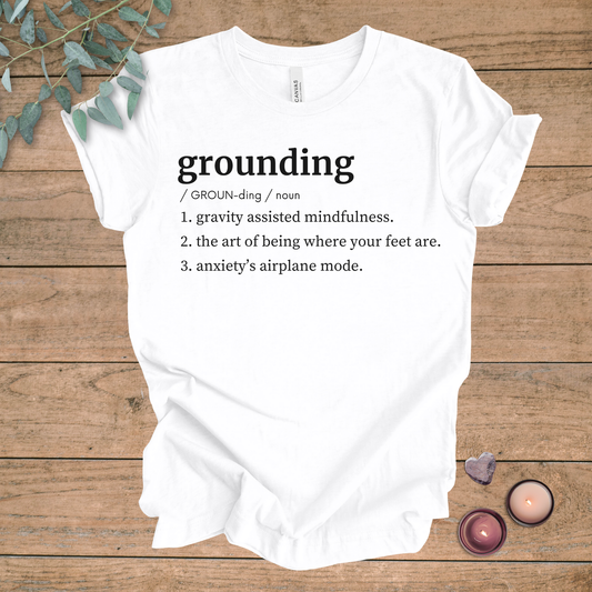 Grounding Definition | Spiritual Sarcastic Unisex Tee