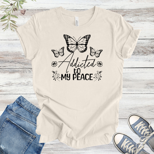 Addicted to My Peace | Butterfly Unisex Tee