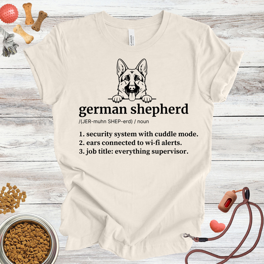 German Shepherd Definition | Funny Dog Lover Tee
