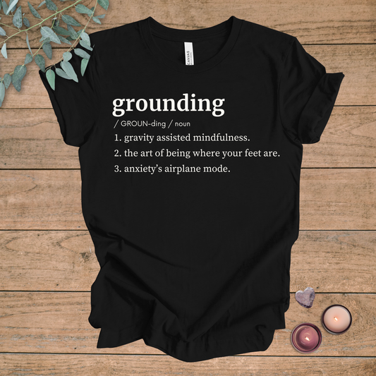 Grounding Definition | Spiritual Sarcastic Unisex Tee