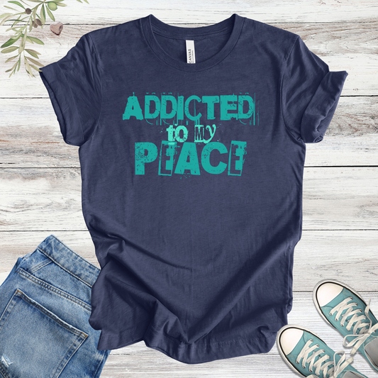 Addicted to My Peace | Vintage Grunge Unisex Tee