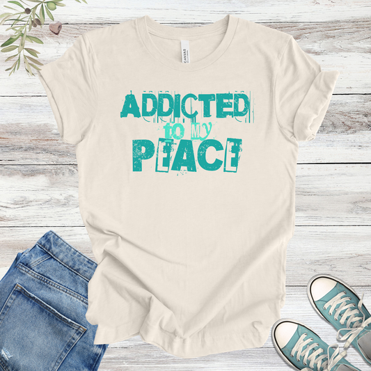 Addicted to My Peace | Vintage Grunge Unisex Tee