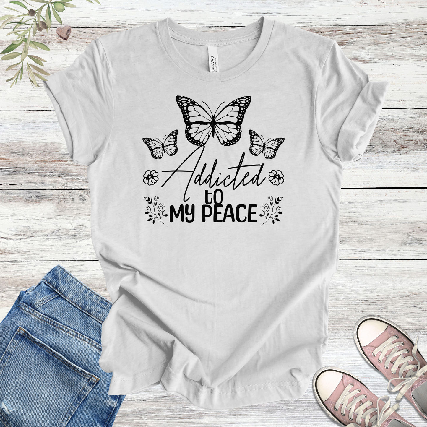 Addicted to My Peace | Butterfly Unisex Tee