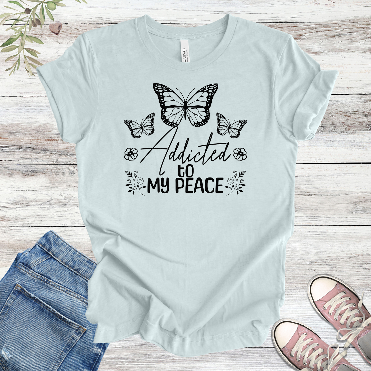 Addicted to My Peace | Butterfly Unisex Tee