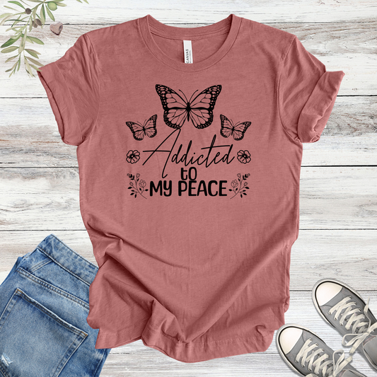 Addicted to My Peace | Butterfly Unisex Tee