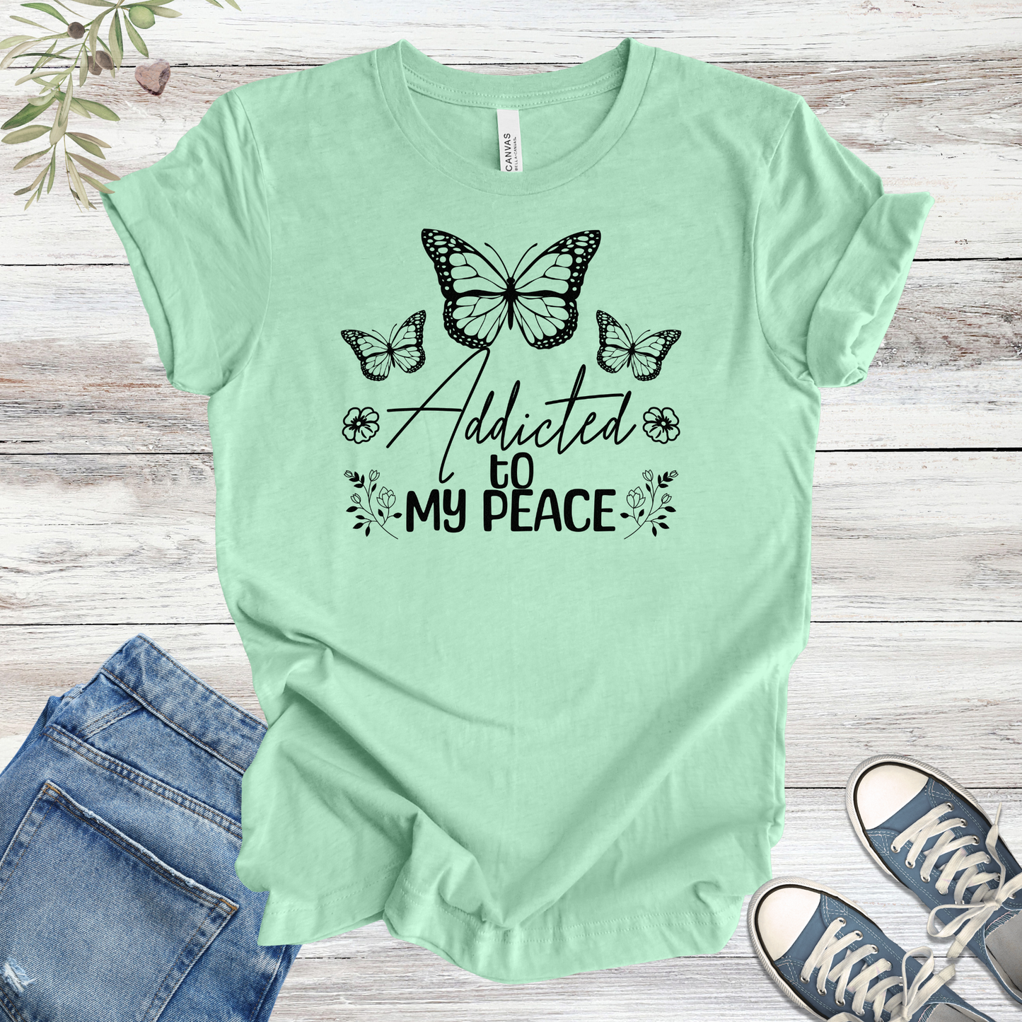 Addicted to My Peace | Butterfly Unisex Tee