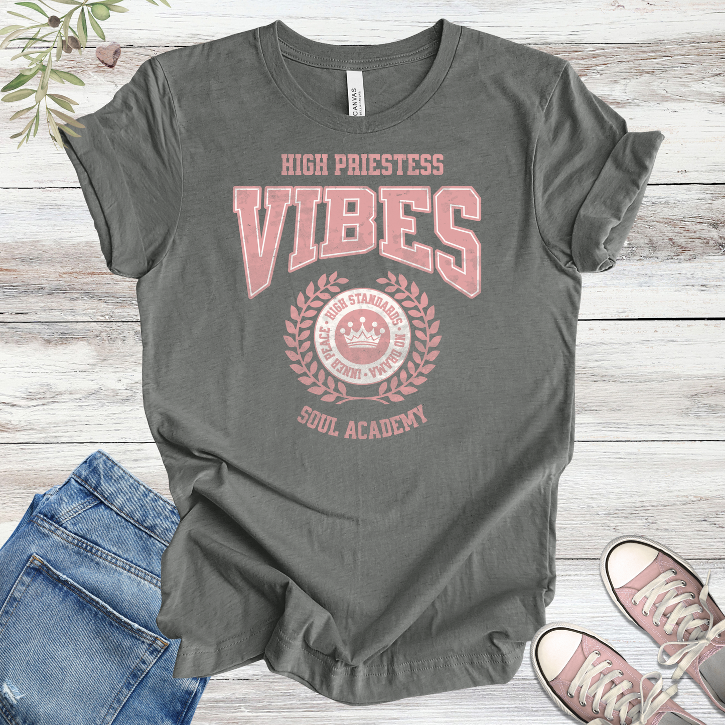 High Priestess Vibes Collegiate Tee