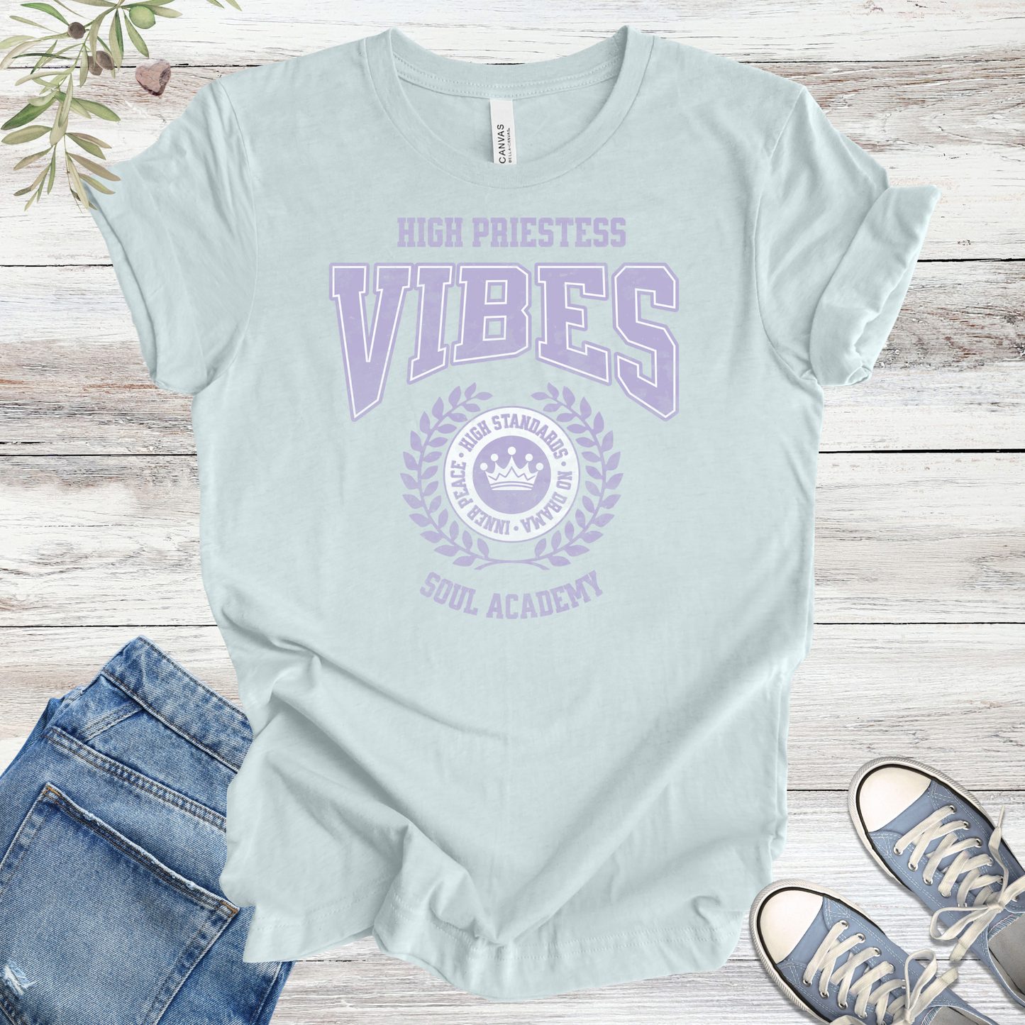 High Priestess Vibes Collegiate Tee