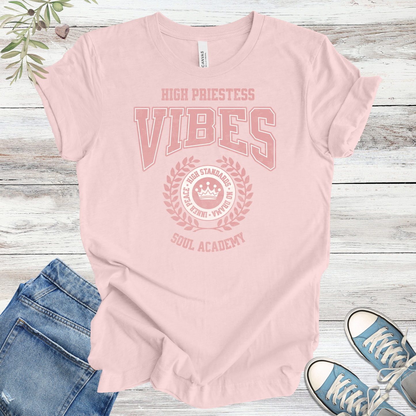 High Priestess Vibes Collegiate Tee