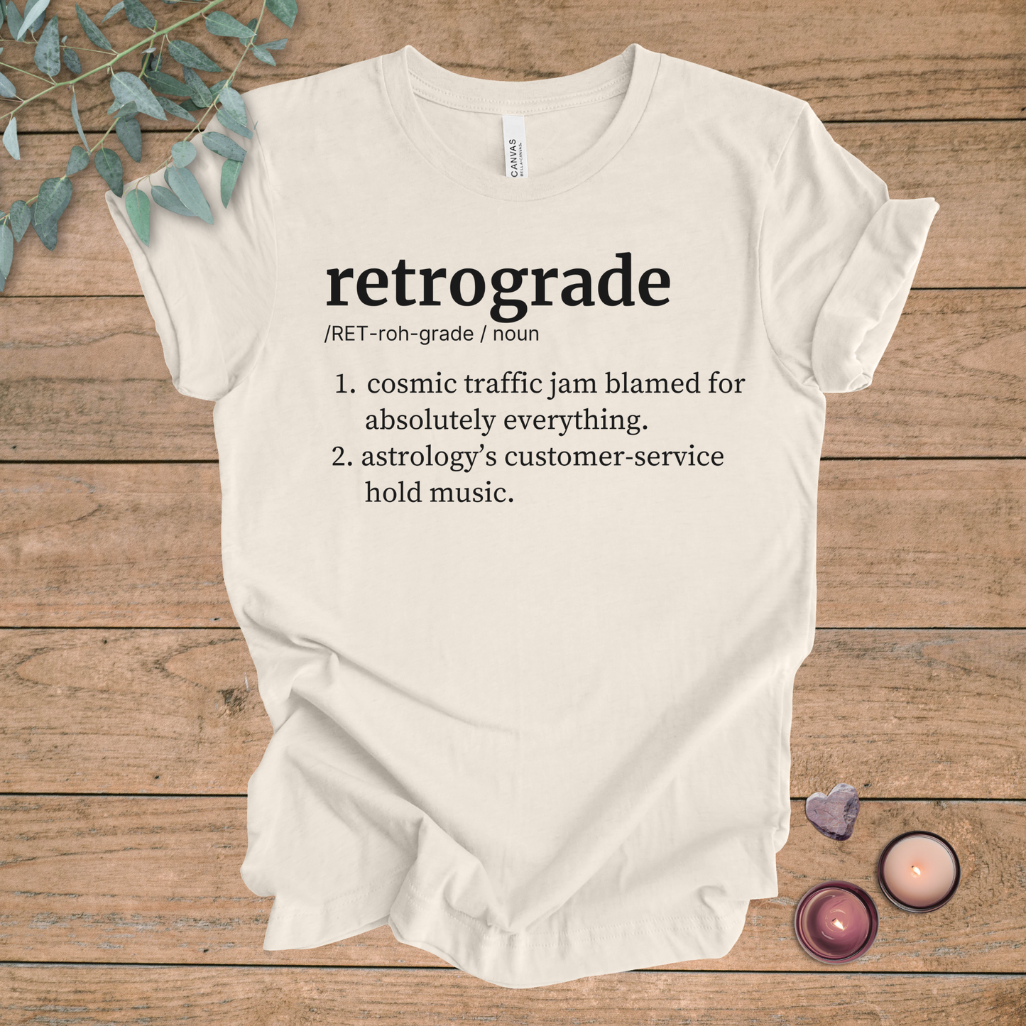 Retrograde Definition | Funny Sarcastic Unisex Tee