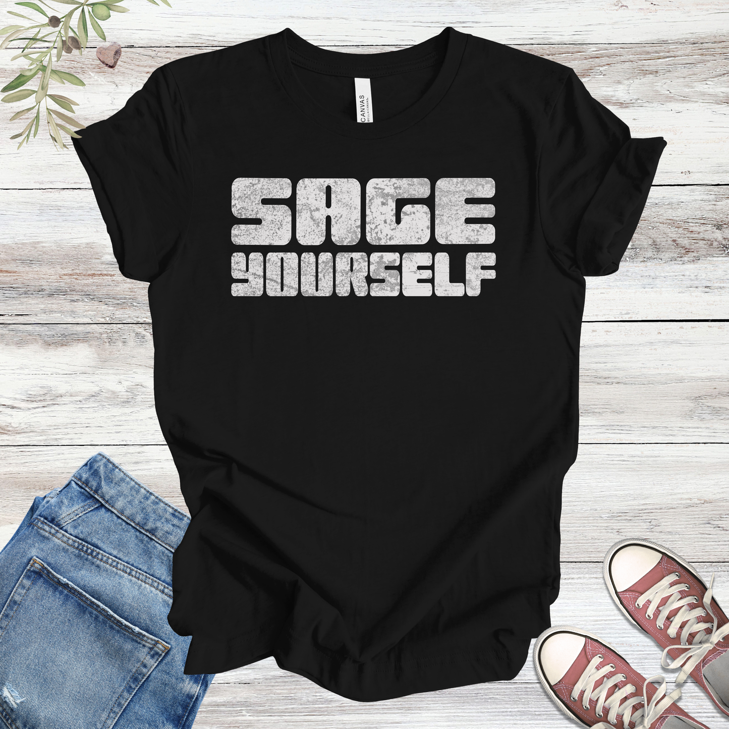 Sage Yourself | Funny Spiritual Energy Cleanse Unisex Tee