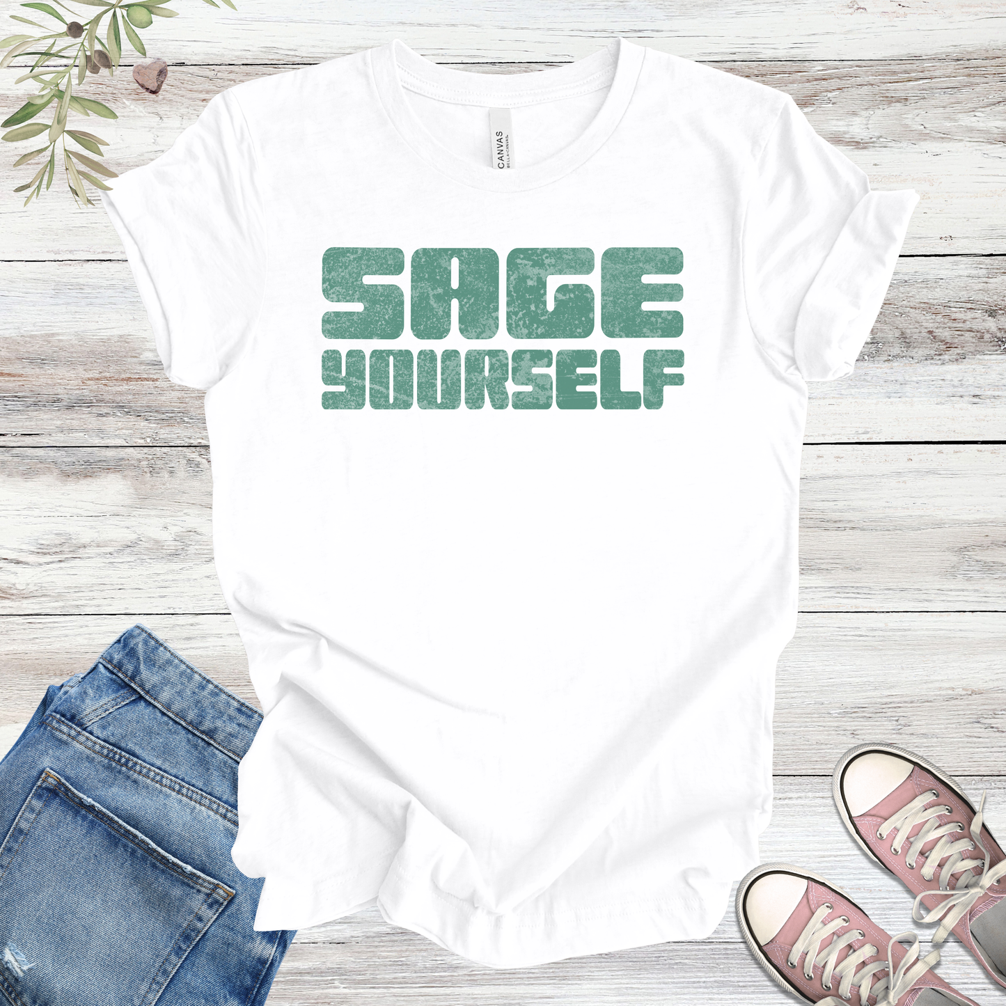 Sage Yourself | Funny Spiritual Energy Cleanse Unisex Tee