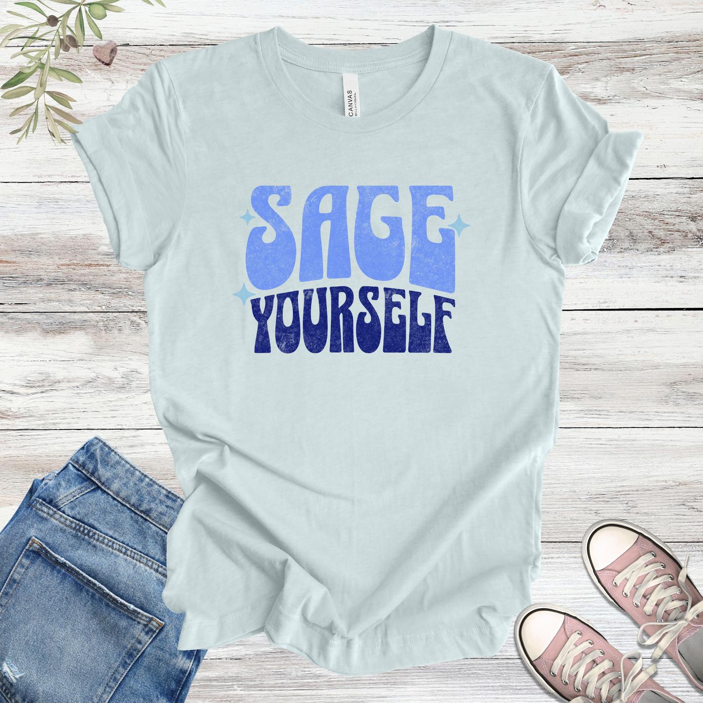 Sage Yourself | Funny Spiritual Energy Cleanse Unisex Tee