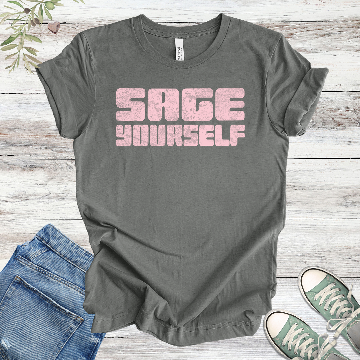 Sage Yourself | Funny Spiritual Energy Cleanse Unisex Tee
