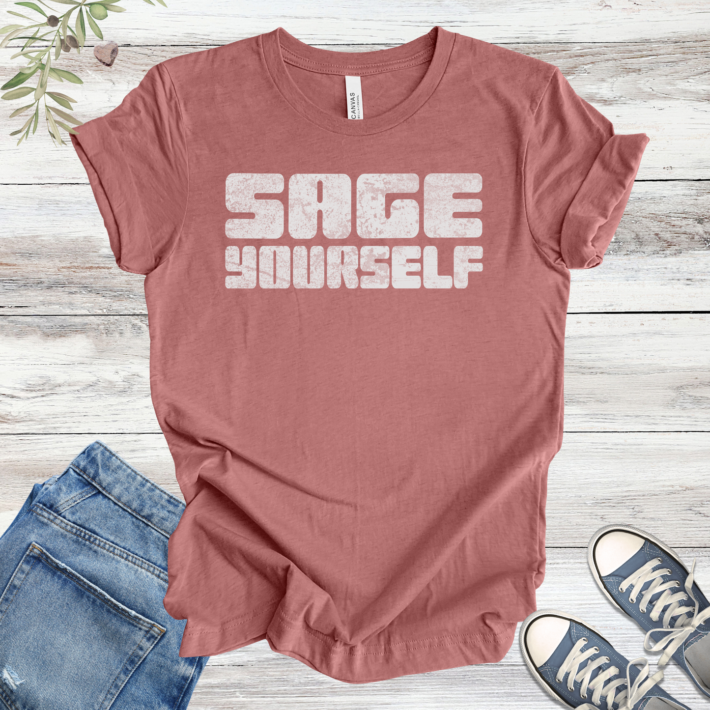 Sage Yourself | Funny Spiritual Energy Cleanse Unisex Tee
