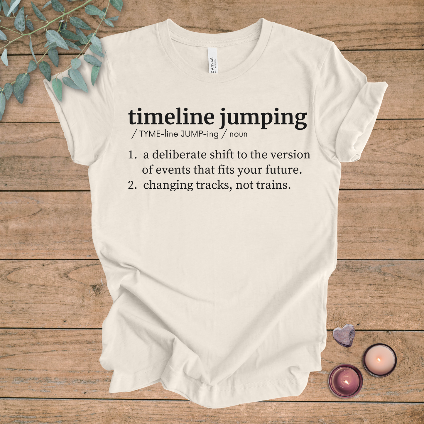 Timeline Jumping Definition | Funny Unisex Tee