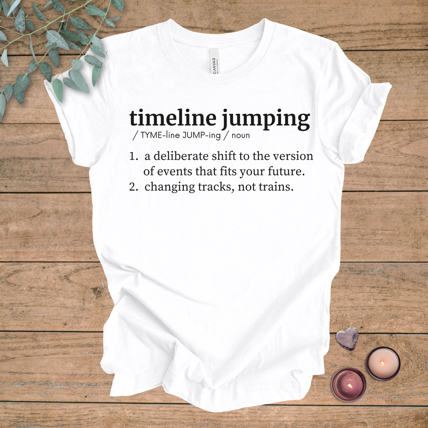 Timeline Jumping Definition | Funny Unisex Tee